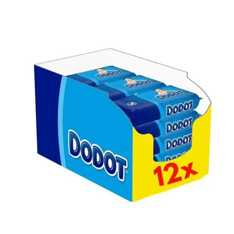 DODOT Toallitas dermo active para bebé PACK de 12 paquetes de 64 unidades (768 toallitas)