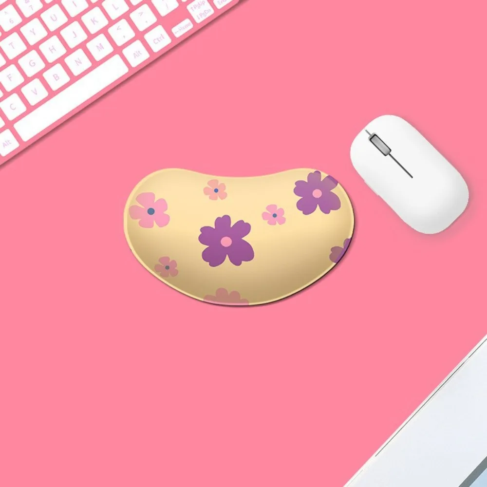 Comfort Cartoon Mouse Pad Wrist Rest Rubber Anti-slip Cute Wrist Rest Pad Creative Kawaii Anti-skid Mouse Wrist Rest Pad Men