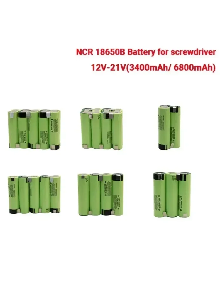 Oplaadbare batterij 18650 lithium batterij 12v16.8V21V 3400 mah \ 6800 mah schroevendraaier batterij ontladingsstroom 20a 18650 - afbeelding 2