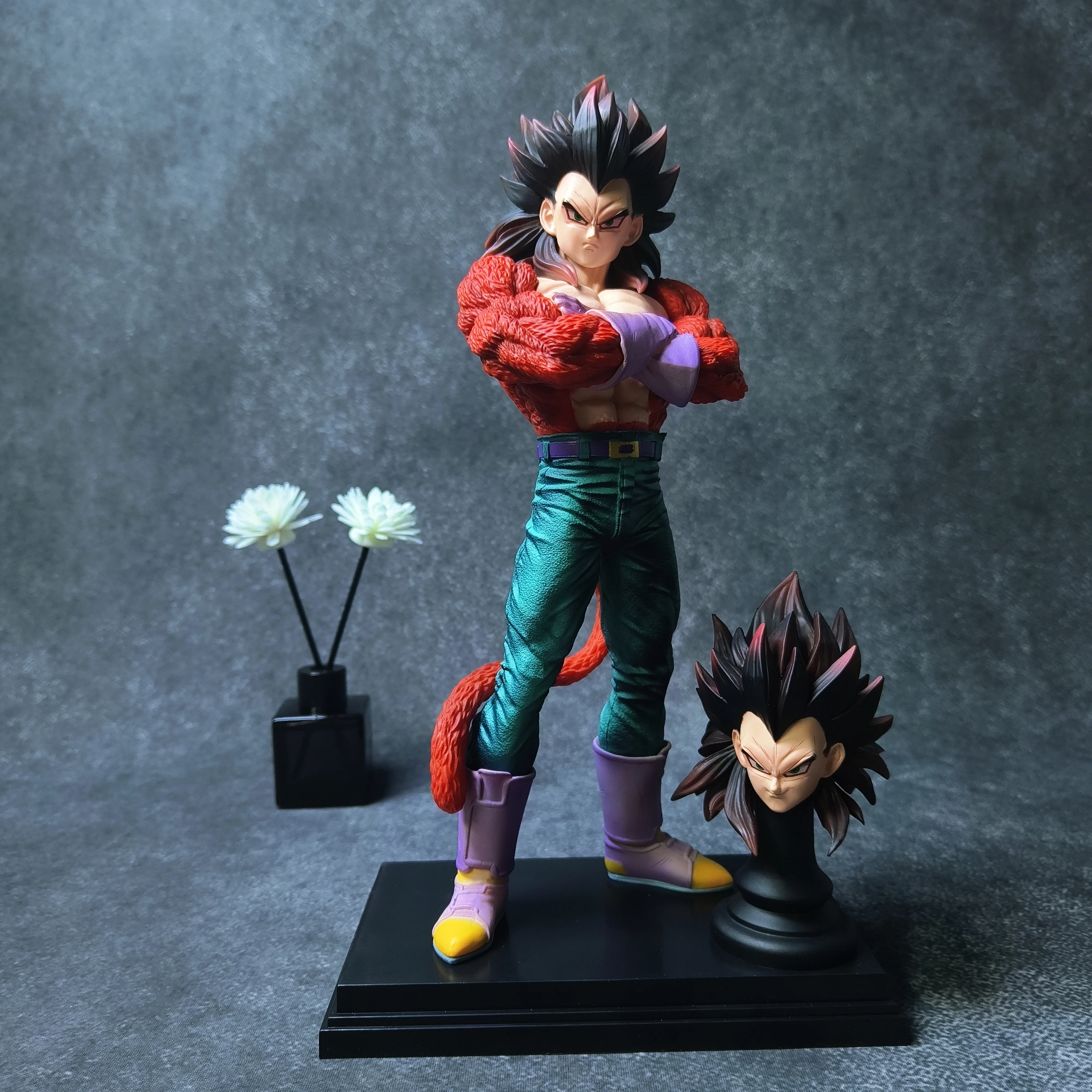 

Jt Dragon Ball Anime Figure Super 4 Vegeta Battle Figurine Scene Action Statue Gk Model Collection Decoration Toys Gifts