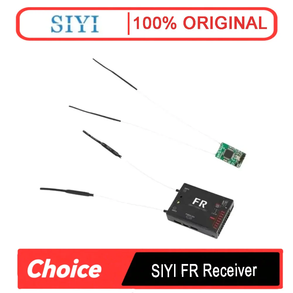 

SIYI FR/FR Mini Receiver: 2.4G 30KM Telemetry, S.Bus/PWM, OTA Upgrade, Bluetooth for FT24/FM30 Radio Module