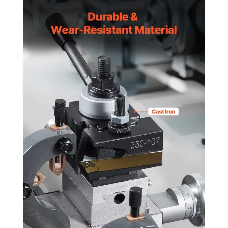Jeu de poteaux d'outils à changement rapide, 6 supports d'outils de tour pour Mini balançoire de tour de 6 à 12 pouces