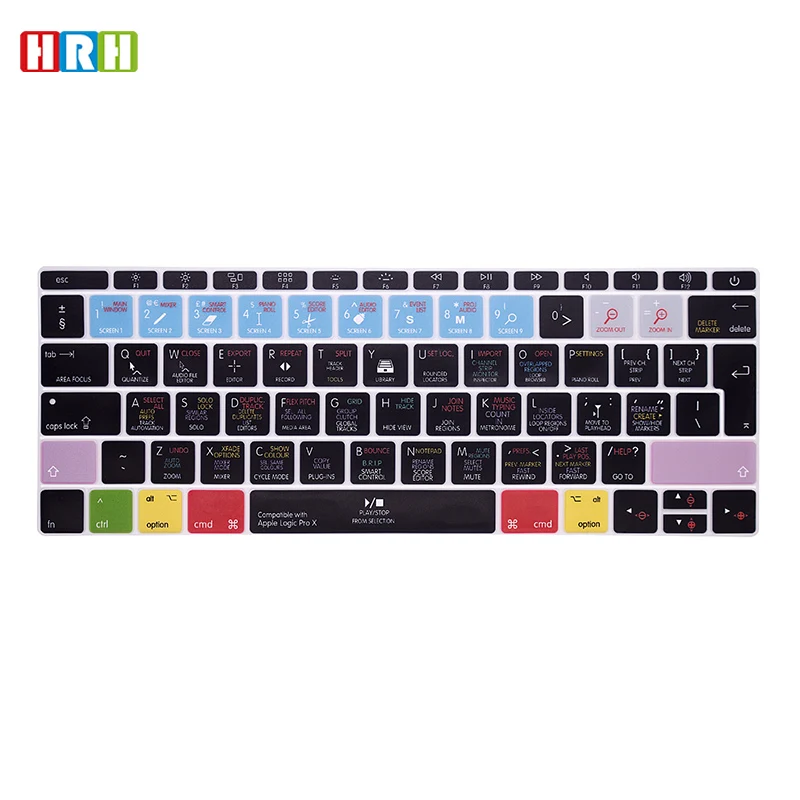 HRH Shortcut Keyboard Skin Cover  For 12