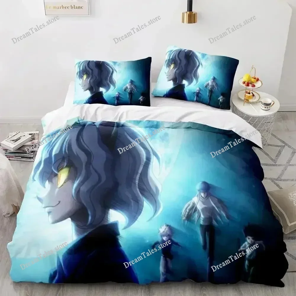 New 3D Print Home Textiles HUNTER×HUNTER Bedding Set Single Twin Full Queen King Size Bed Set Adult Kid Bedroom Duvet Cover Sets