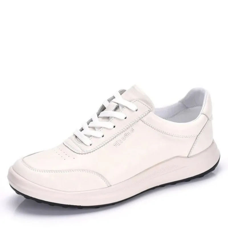 

2025 New Men Golf Shoe Leather Sport Shoes For Mens Anti Slip Golf Training Shoe Man Designer Walking Shoes Man