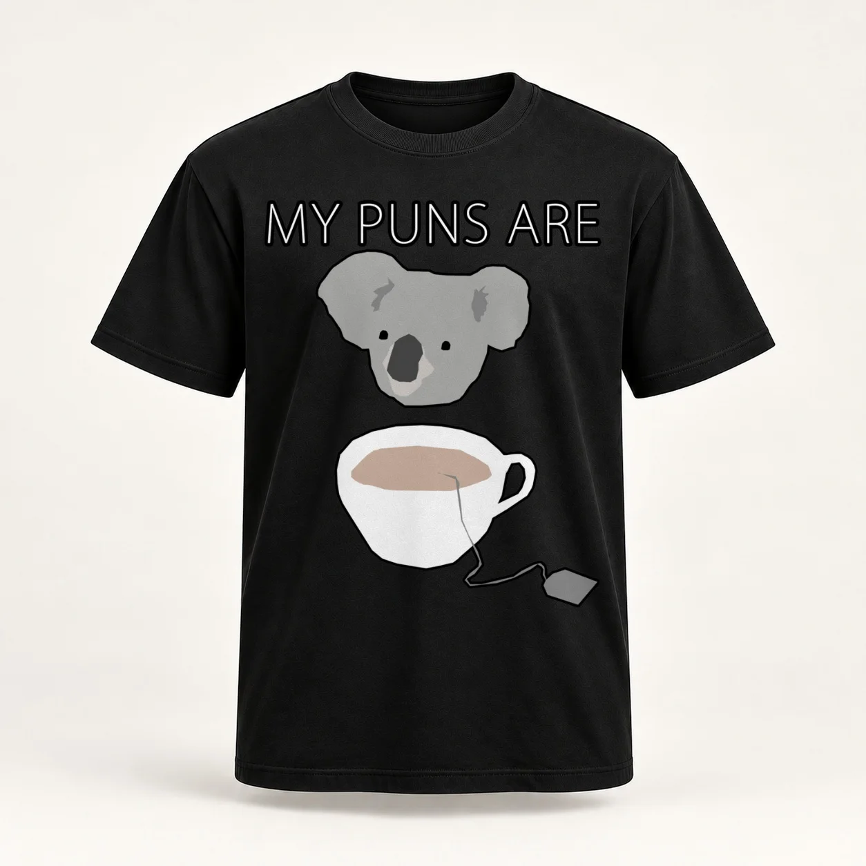 Koala Tea puns Women T-Shirt heavyweights summer top quick-drying tops Women