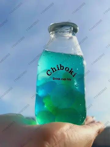 수제 스트레스 볼 Squishy 멋진 음료 병 공 Squishy 떡 장난감 짜기 공 스트레스 완화 손 긴장 장난감 선물