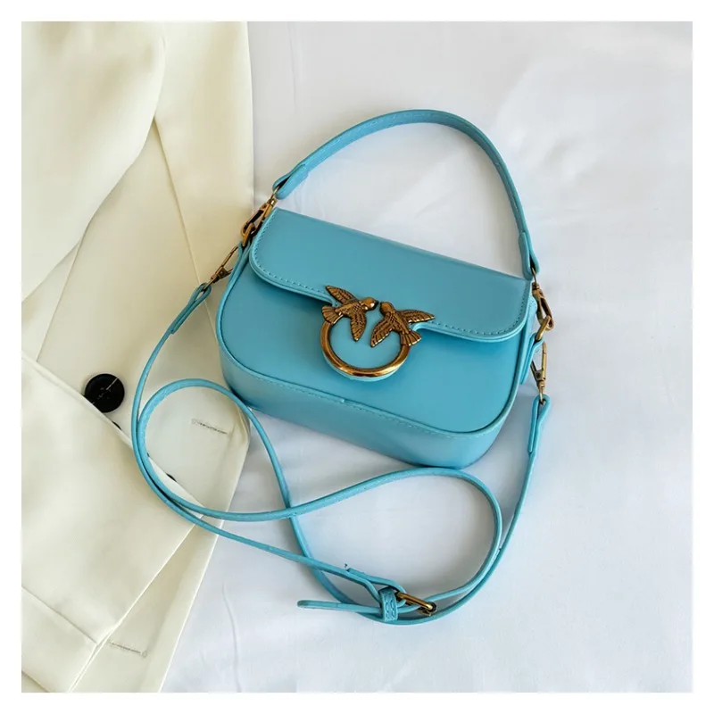 حقيبة برتقالية من البولي يوريثان بكتف واحد، عصرية حيوية للتنقل اليومي في مكتب التسوق وعطلة نهاية الأسبوع #2