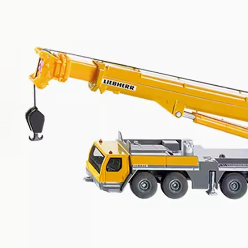 Diecast 1:87 Scale Liebherr Cranes 1866 Alloy Truck Model Finished Product Simulation Toy Gift Static Model Display Souvenir