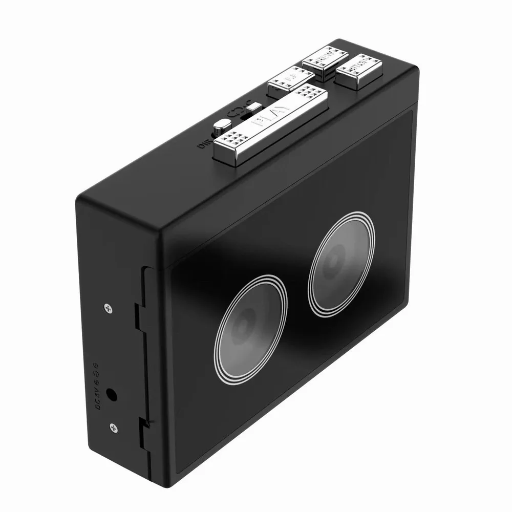 

Retro Portable Tape Player Bluetooth Auto-turn Function Cassette Players Hi-fi Wireless Music Speaker Outdoor Walkman FM Radio