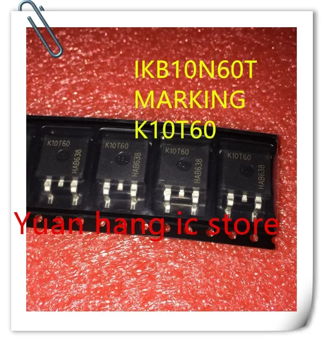 10pcs New original IKB10N60T IKB10N60 K10T60 TO-263 IC