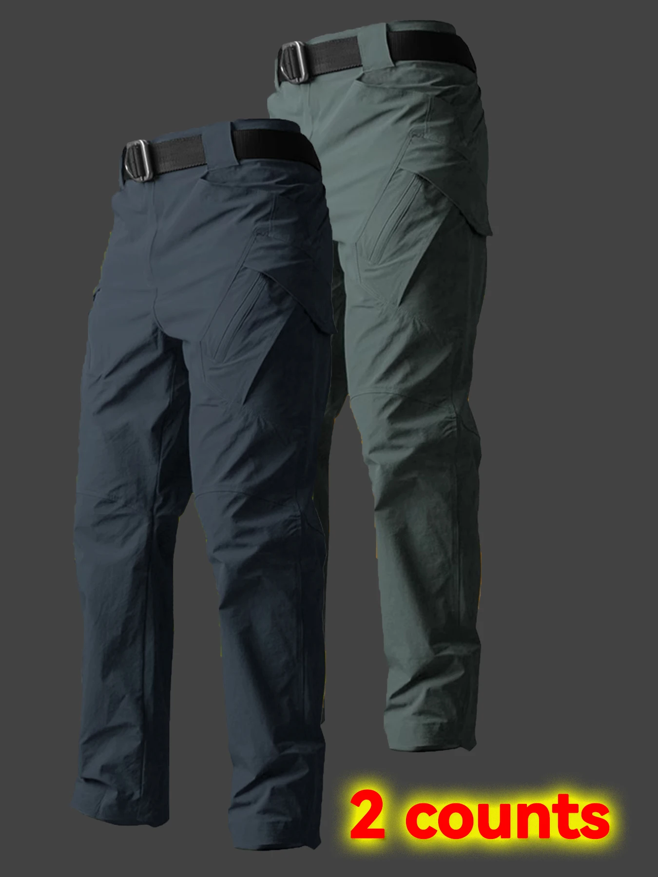 

Men's Outdoor Multi Functional Tactical Pants, Multi Pocket Outdoor Hiking Sweatpants, Water-repellent, wear-resistant