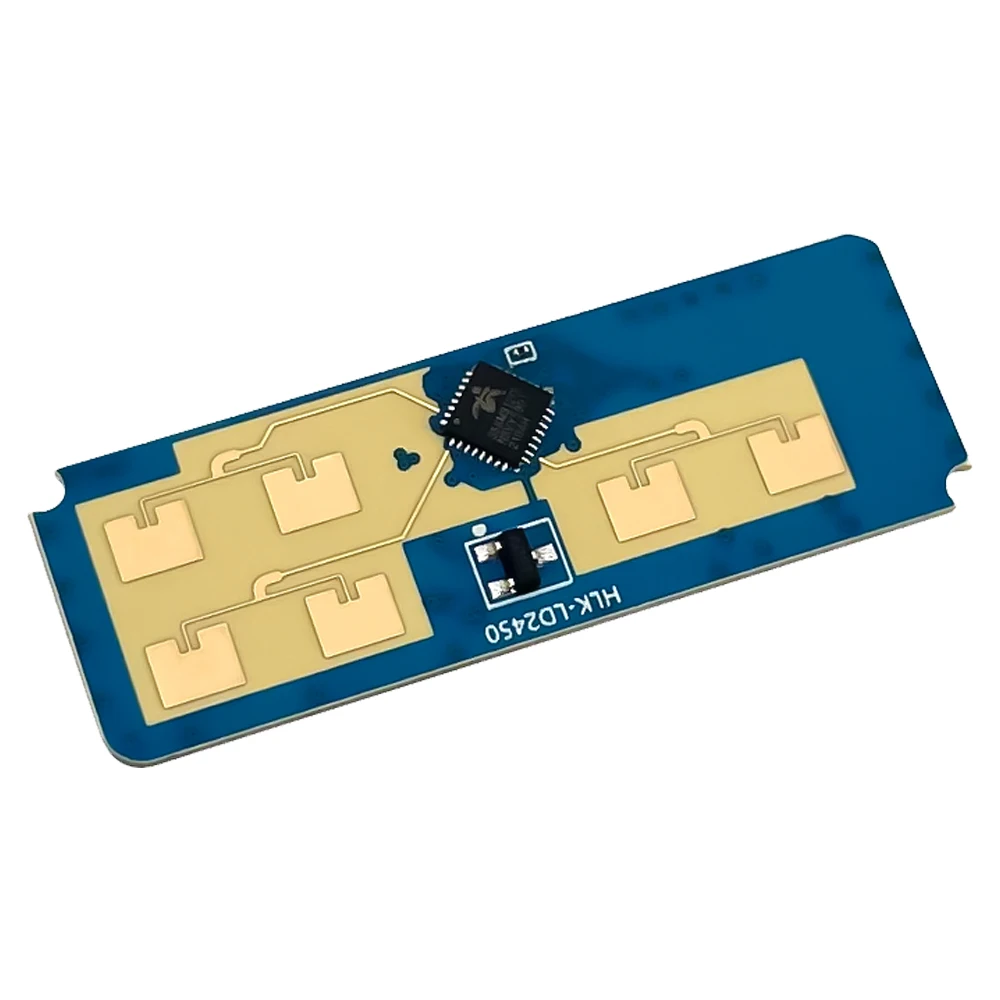 LD2450 24 جيجا هرتز مستشعر تتبع مسار الحركة البشرية FMCW موجة الرادار وحدة التعريفي تحديد المواقع 6 متر ASCII الإخراج