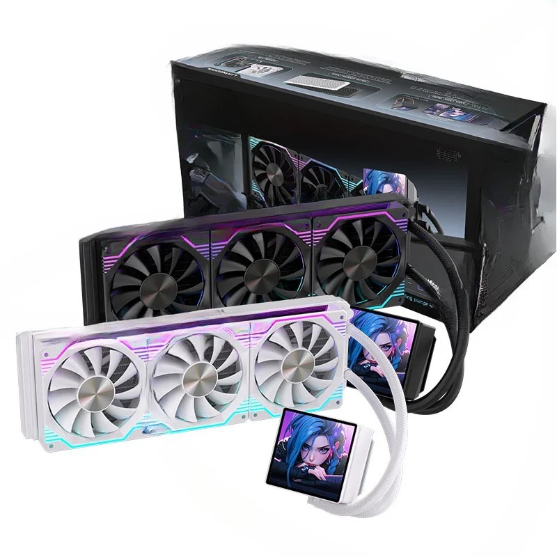 240 360 water-cooled radiator DIY animation screen ARGB 4 inches