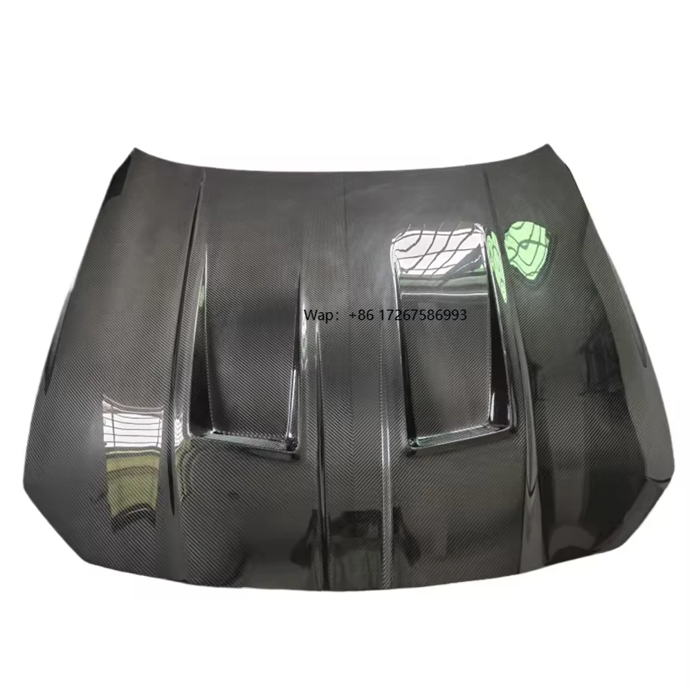 

High-quality Carbon Fiber NT Style Engine Hood Front Cover Body Kit for 2021+BMW M3 M4 G80 G82 G83