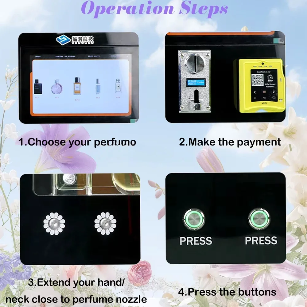 Perfume Vending Machine Sprayer Vending Machine Unmanned Small Perfume Vending Machine