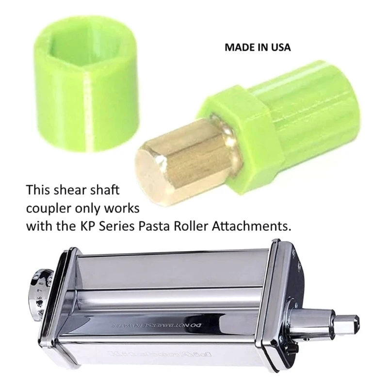 Shaft Coupler Roller Attachment Plastic Material for Stand Mixer Noodles Machine