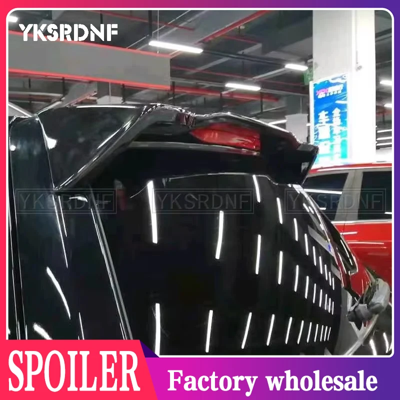 Use For Subaru Forester 2013-2019 Year Spoiler ABS Plastic Carbon Fiber Look Rear Trunk Wing Car Body Kit Accessories