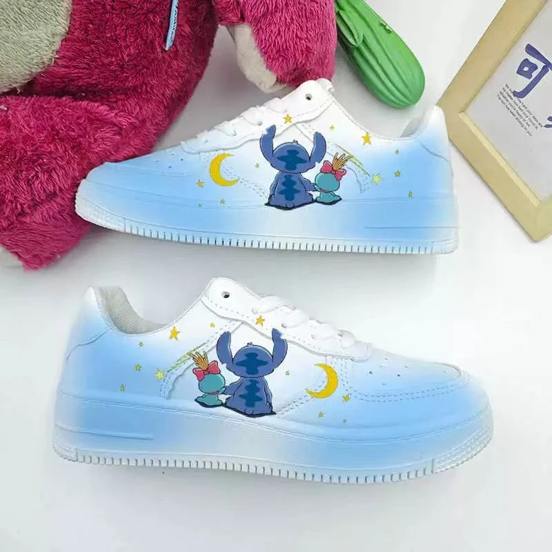 New Disney cartoon Stitch cute Casual shoes soft sports shoes for girlfriend gift EU size 35-44