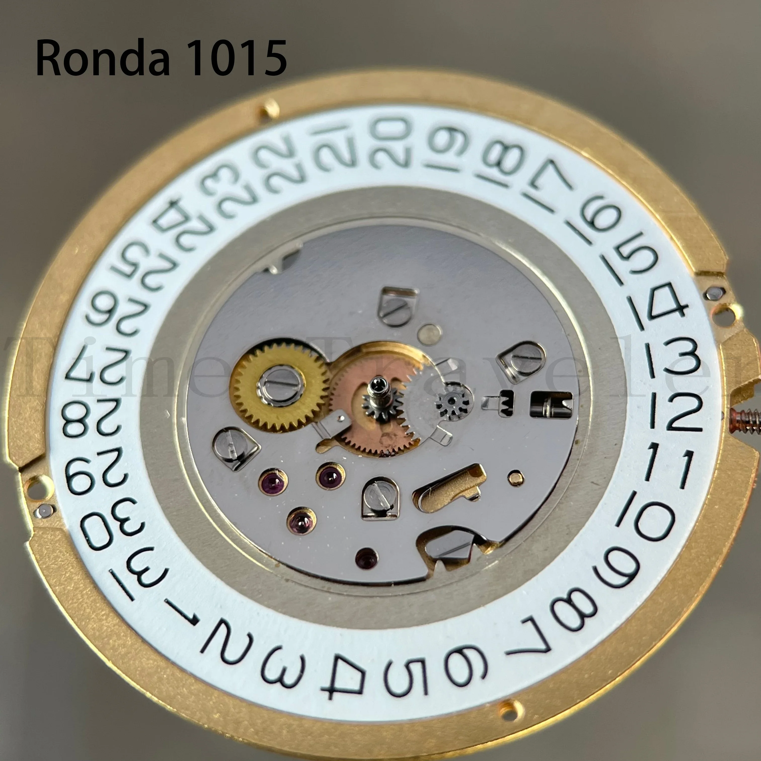 1015 Movement Ronda 1015 Movement Eight Jewels Golden EOL R9 Top Brand Watch Parts Watchmaker Replace Acc