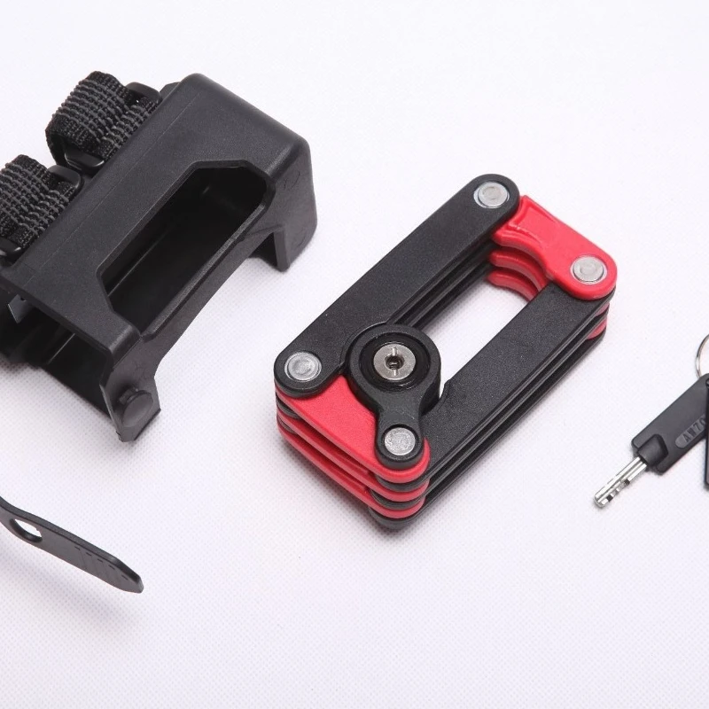

Folding lock Highway mountain bike lock Bicycle chain Anti-theft lock