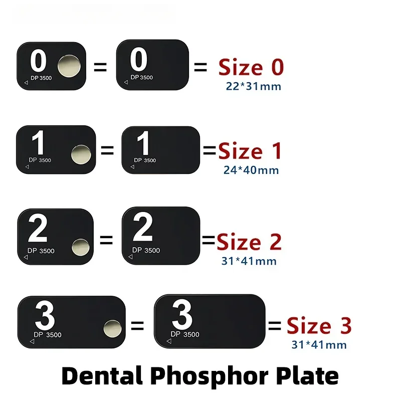1Pc Dental X-Ray Phosphor Plates Imaging Scanner Plate Intraoral X-Ray Sensor Image Scanner Board Phosphor Storage Plates