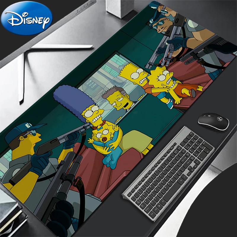 Mouse Pad Gamer Cartoon Keyboard Pad Laptop The S-simpsons Desktop Mouse Mat Carpet Rubber Tapis Souris Gaming Notbook Mousepad