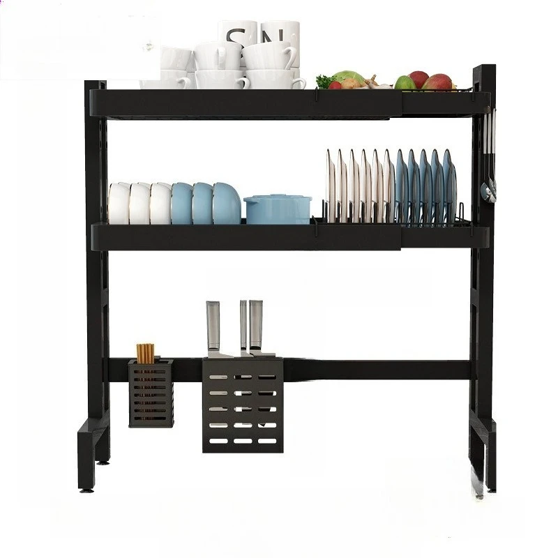 Многофункциональная полка для раковины, выдвижная многослойная чаша для кухонной мойки