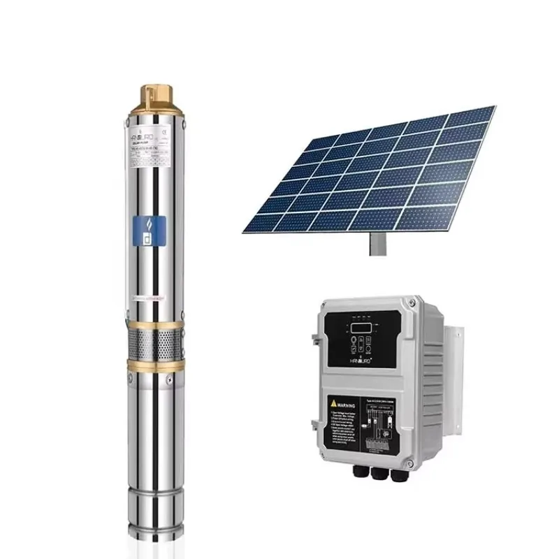 Handuro AC/DC SC Series 3.8m3/h 95m 72v 1HP 3inch Solar Pump Machine Irrigation Solar Water Pump For Agriculture System