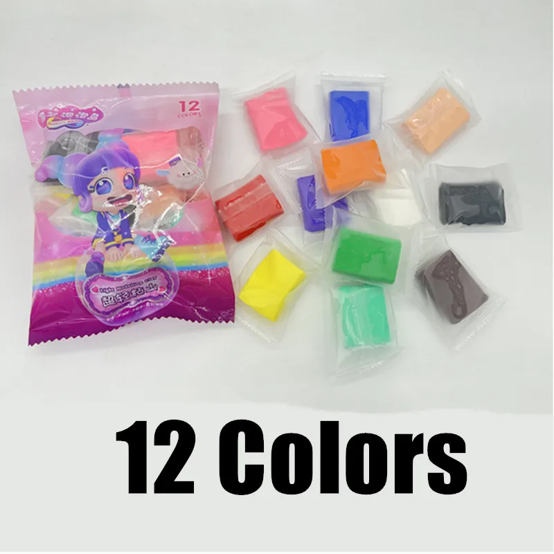 36 Color Super Light Clay Air Dry Polymer Modelling Clay Soft Creative Educational Slime DIY Toys for Kids Gifts