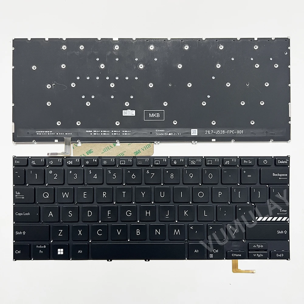 Imagem -02 - Backlight Keyboard para Asus Vivobook 14 X1402z X1402za X1403 X1403za M1402 D1402 F1402 M1403 X1403z Adol14z X1403va us