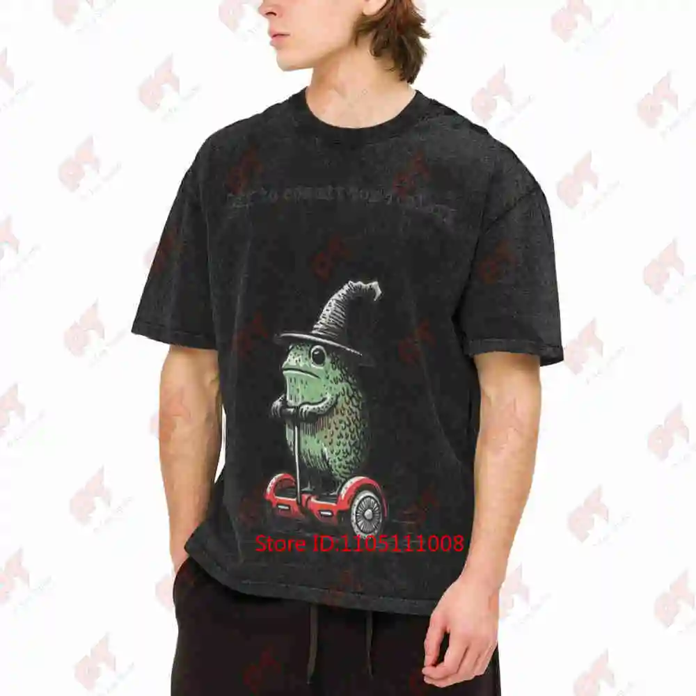 Off To Commit Tomfoolery Vintage Washed Tee Pure Cotton T-Shirt
