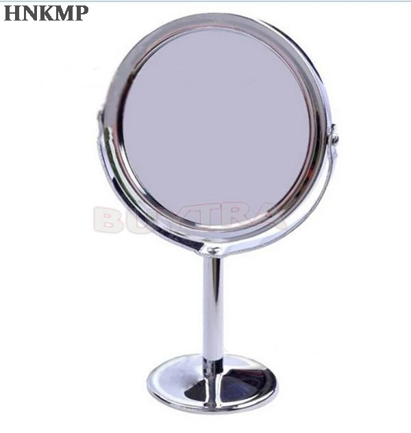 L313 Mirror Makeup Tools Women Beauty MakeUp Mirror Dual Side Normal+Magnifying Oval Stand Compact Mirror Cosmetic