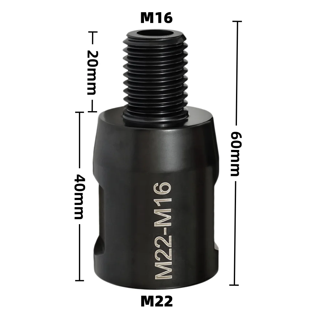 M22 Female Thread To M16 Male Thread Adapter Convertor Connection Tools For Diamond Drill Core Bit M16 Thread Cement Hole Opener