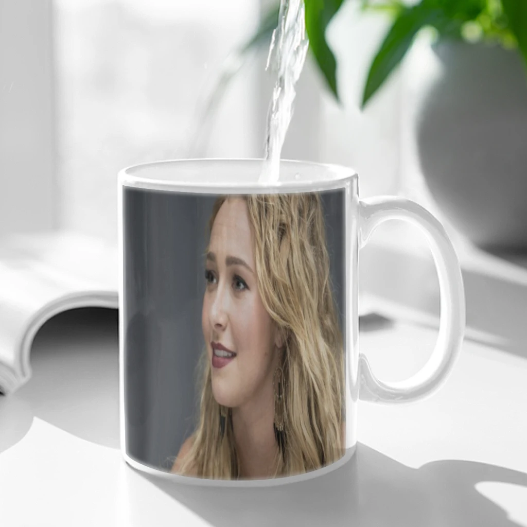 Hayden Leslie Panettiere Free shipping Ceramic Cup Coffee Oatmeal Breakfast Cup Creative Personality Mug