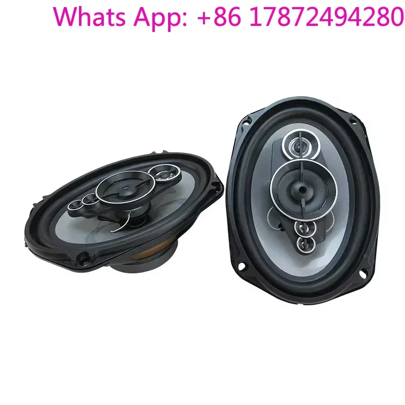for ModifiedVehicles 2PCS 6X9 inch(2X1200W)2400W 5-way Car Mounted High Fidelity Full Frequency Coaxial Audio Speaker System Kit