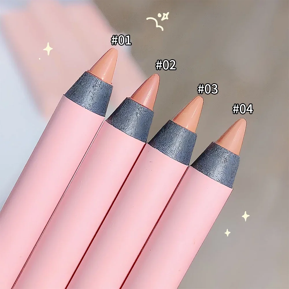 Nude Lipliner Pencil Velvet Matte Smooth Lipstick Pen Waterproof Lip Tint Gel Red Bean Lasting Moisturizing Lip Cosmetics Makeup