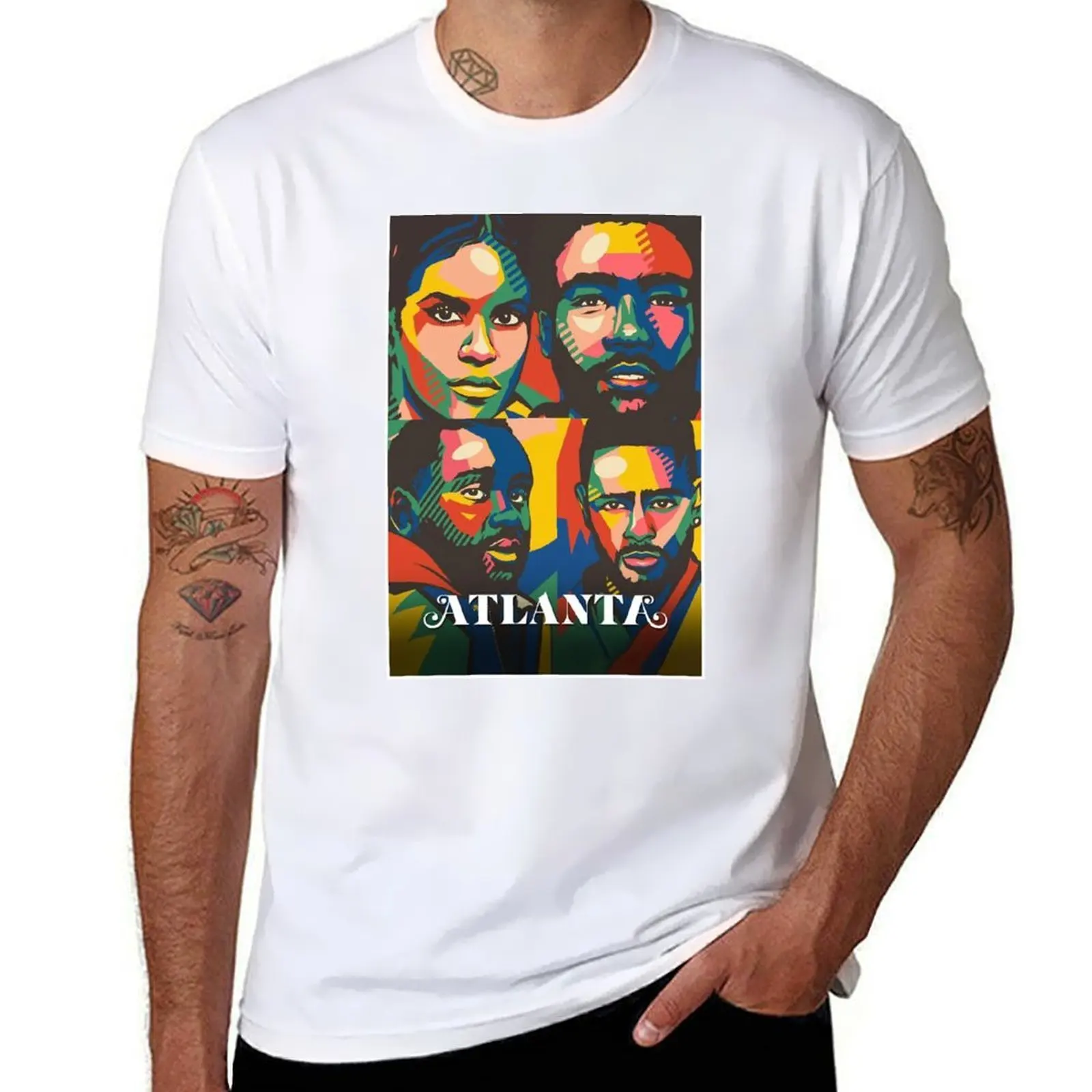 

Atlanta Tv Show T-Shirt anime t shirts oversize cotton t shirt man T-Shirt