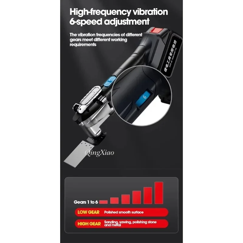 HR Industrial Cordless Multi Tool Wood Trimming Scraper Cutting Slotting Quick Processing Equipment For Renovation Carpentry
