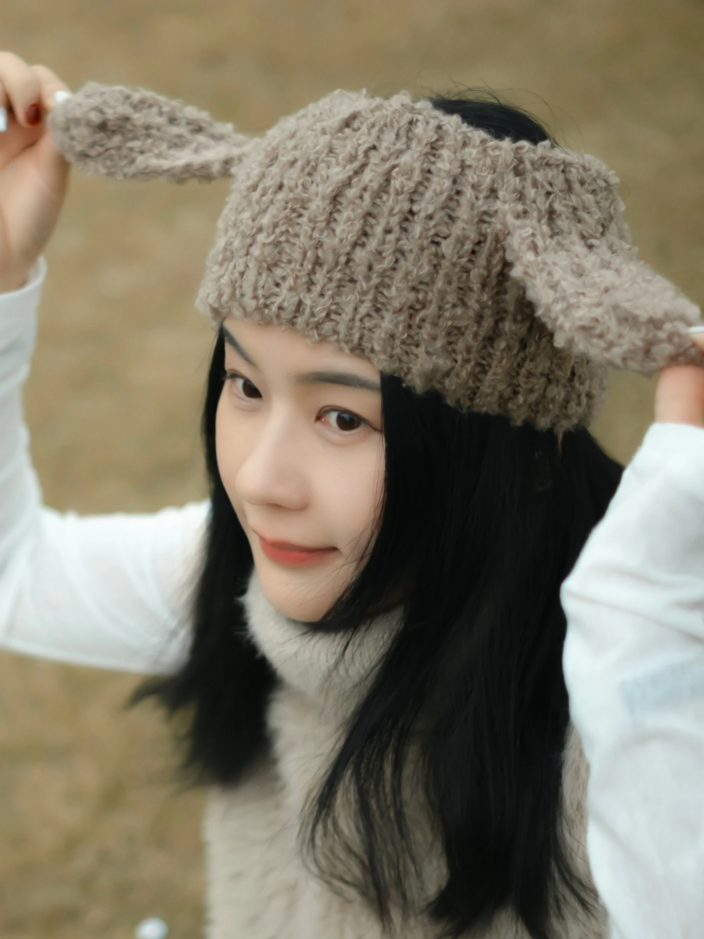 handmade-wool-blend-yarn-ear-protection-hairband-emp-top-hat-cute-ears-warmth-winter-faion-accories-ex