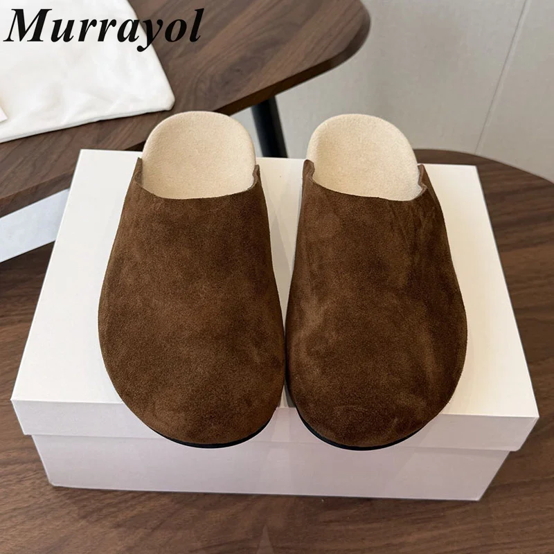 Mules planas de suela gruesa p - Kids Outdoor Lights reseña y precio