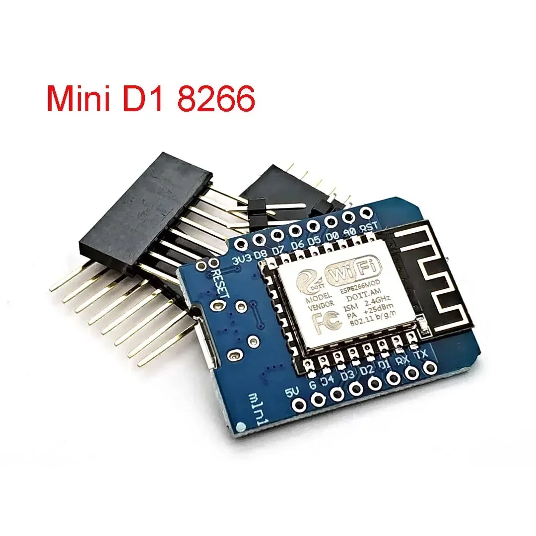 WeMos D1 Mini WIFI Development Board ESP8266 ESP-12 ESP-12F CH340G CH340 V2 USB D1 Mini NodeMCU Lua IOT Board 3.3V with Pins