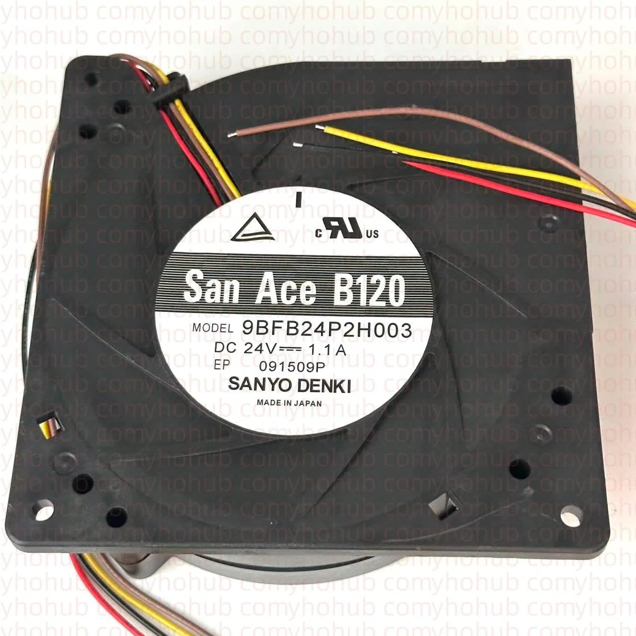 

SANYO Denki 9BFB24P2H003 DC 24 В 1,1 А 120x120x32 мм 4-проводной охлаждающий вентилятор для сервера