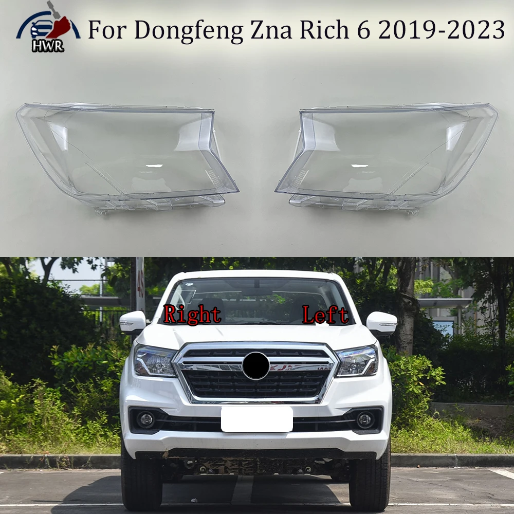 

Front Lampshade Lamp Shell Headlamp Cover Headlight Shade Lens Plexiglass For Dongfeng Zna Rich 6 2019 2020 2021 2022 2023