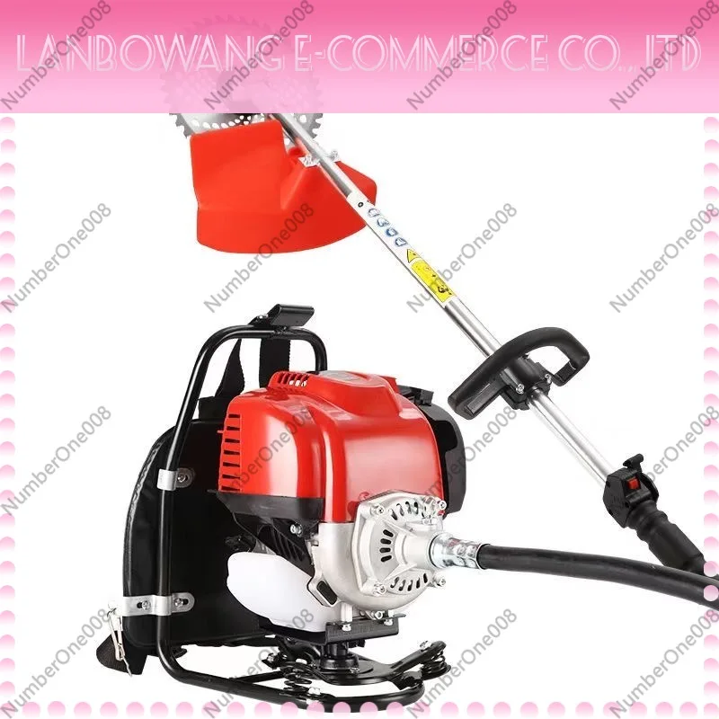 4-Stroke  Brush Cutter Backpack Grass Trimmer Weed Wacker for Garden Farm