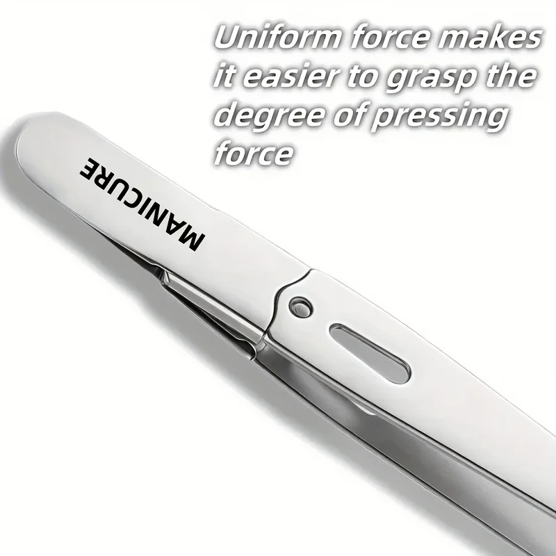 1pc Pinzette per sopracciglia ipoallergeniche in acciaio inossidabile per uso domestico e professionale per impieghi gravosi