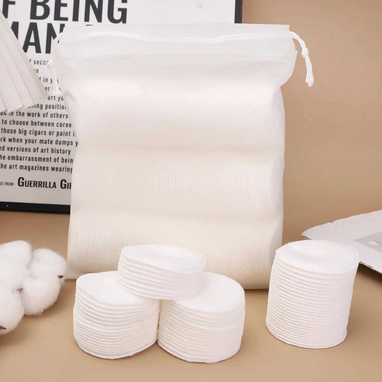 Einweg doppelseitige kosmetische Wattepads weiche atmungsaktive runde tägliche Gesichtsreinigung Make-up Nagellack entfernen Pads Werkzeuge