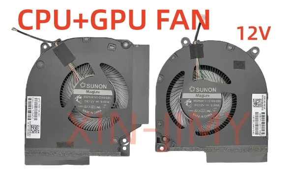 

CPU GPU Fan For HP Victus 16 16-S 16-R 16-S0000 16-R0076TX 2023 DC12V N44738-001 MG75091V1 C180 C190 Gaming Laptop Cooling Fans