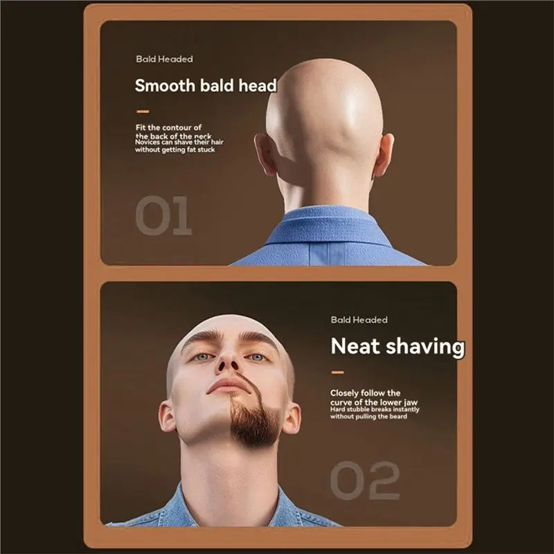AB43-Multi-Function 2-In-1 Electric Hair Clipper& Shaver Rechargeable Portable Hair Trimmer Shaving Tool