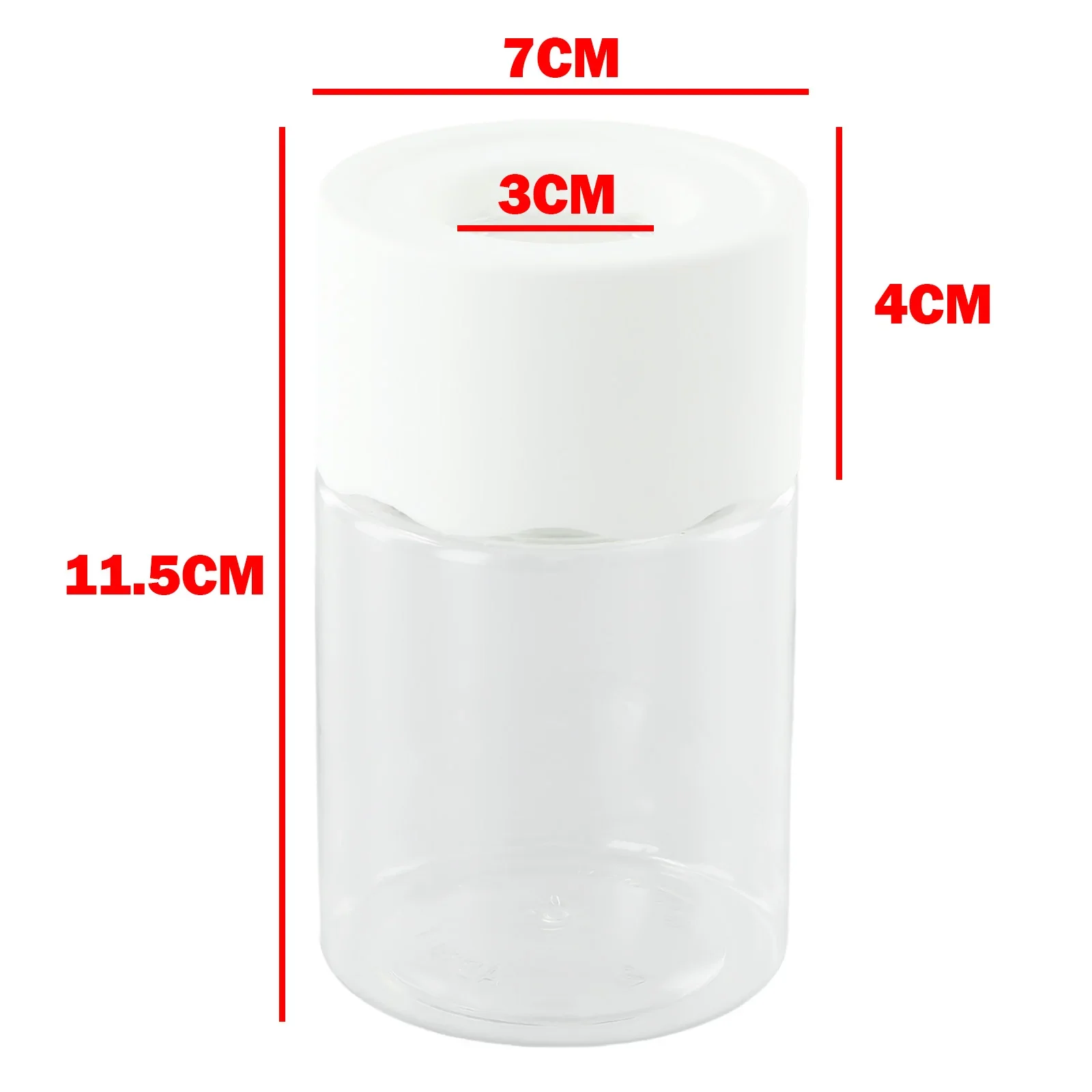 Vase Hydroponique en Plastique Transparent, 5.51x2.75, Auto-Arrosage, Conteneur à la Mode, Décoration de Jardin pour la Maison